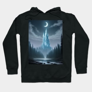 Wizards tower at night Hoodie